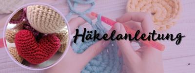 Superschnelles Herz häkeln für das Communityschaf - Häkelanleitung