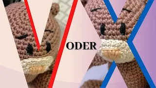 V- oder X-Masche - wo ist denn da der Unterschied?