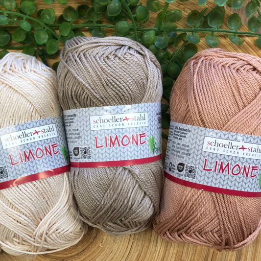 Limone / Knäuel 50g/125m LL / 100% Baumwolle mercerisiert gasiert / vegan