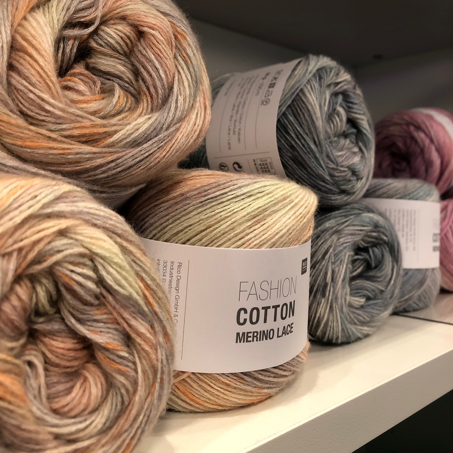 Fashion Cotton Merino Lace / Knäuel 50g/290m LL /80% Baumwolle/20% Wolle