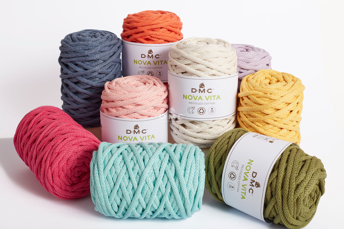 Eco Vita 12 / Makramé-Garn / 250g/55m LL / 80% Baumwolle, 20% Polyester