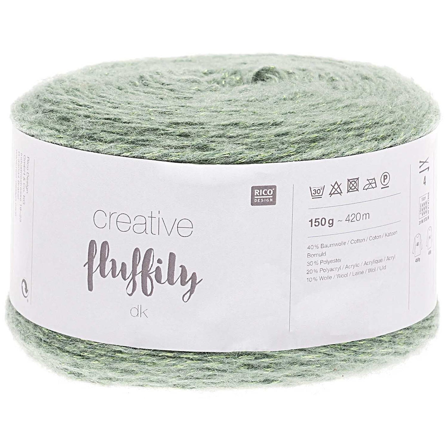 Creative Fluffily / Knäuel 150g/420m LL / 40% Baumwolle, 30% Polyester, 20% Polyacryl