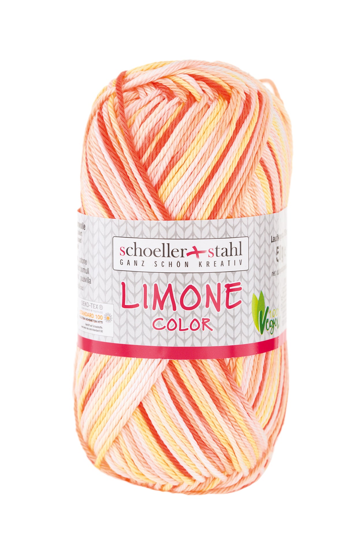 Limone Color / Knäuel 50g/125m LL / 100% Baumwolle mercerisiert gasiert / vegan