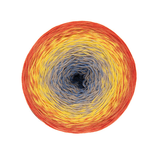 Fantasy Colors / Bobbel 250g/1000m LL / 100% Baumwolle (GOTS) mit Farbverlauf