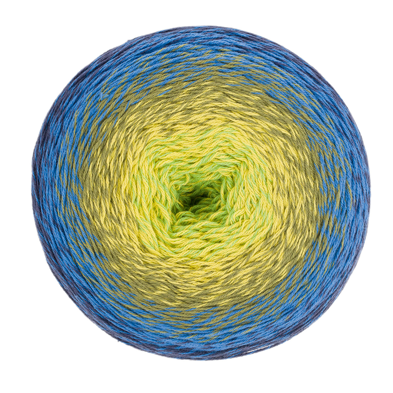 Fantasy Colors / Bobbel 250g/1000m LL / 100% Baumwolle (GOTS) mit Farbverlauf