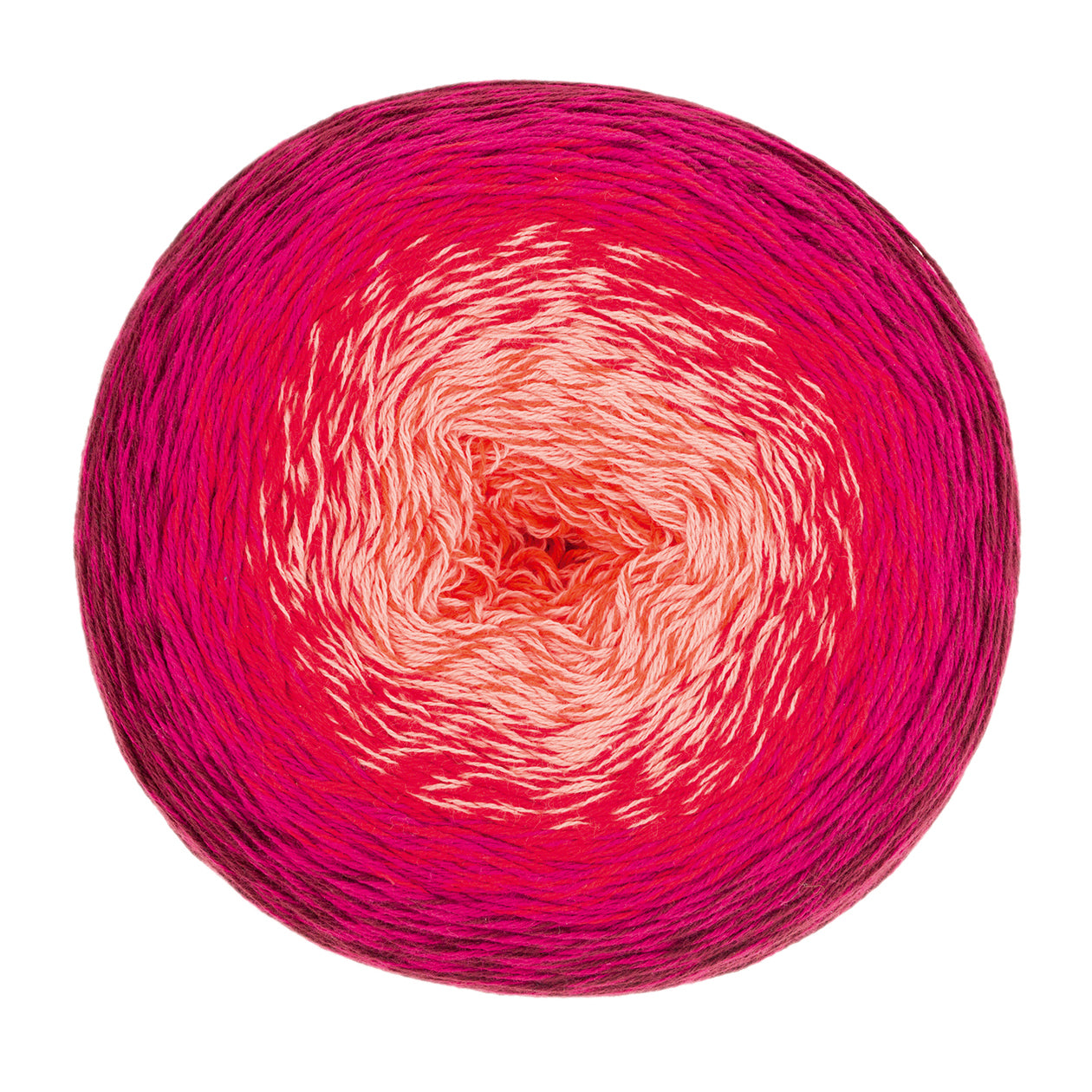 Fantasy Colors / Bobbel 250g/1000m LL / 100% Baumwolle (GOTS) mit Farbverlauf