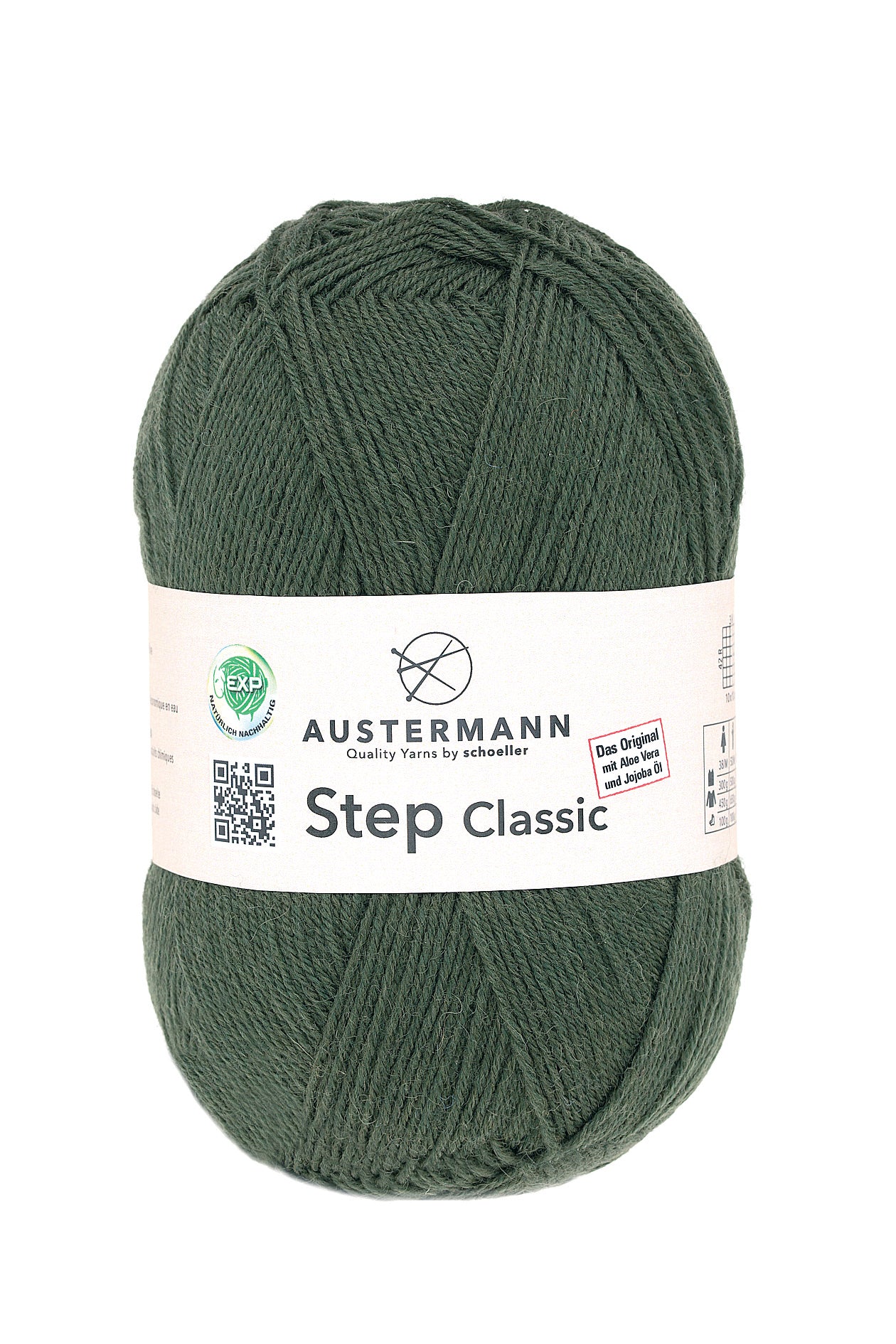 Step 4 Classic / Knäuel 100g/420m LL / 75% Schurwolle/ 25% Polyamid/ Sockenwolle trocknergeeignet / mit Aloe Vera und Jojoba Öl