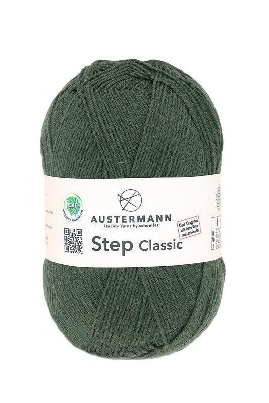 Step 4 Classic / Knäuel 100g/420m LL / 75% Schurwolle/ 25% Polyamid/ Sockenwolle trocknergeeignet / mit Aloe Vera und Jojoba Öl