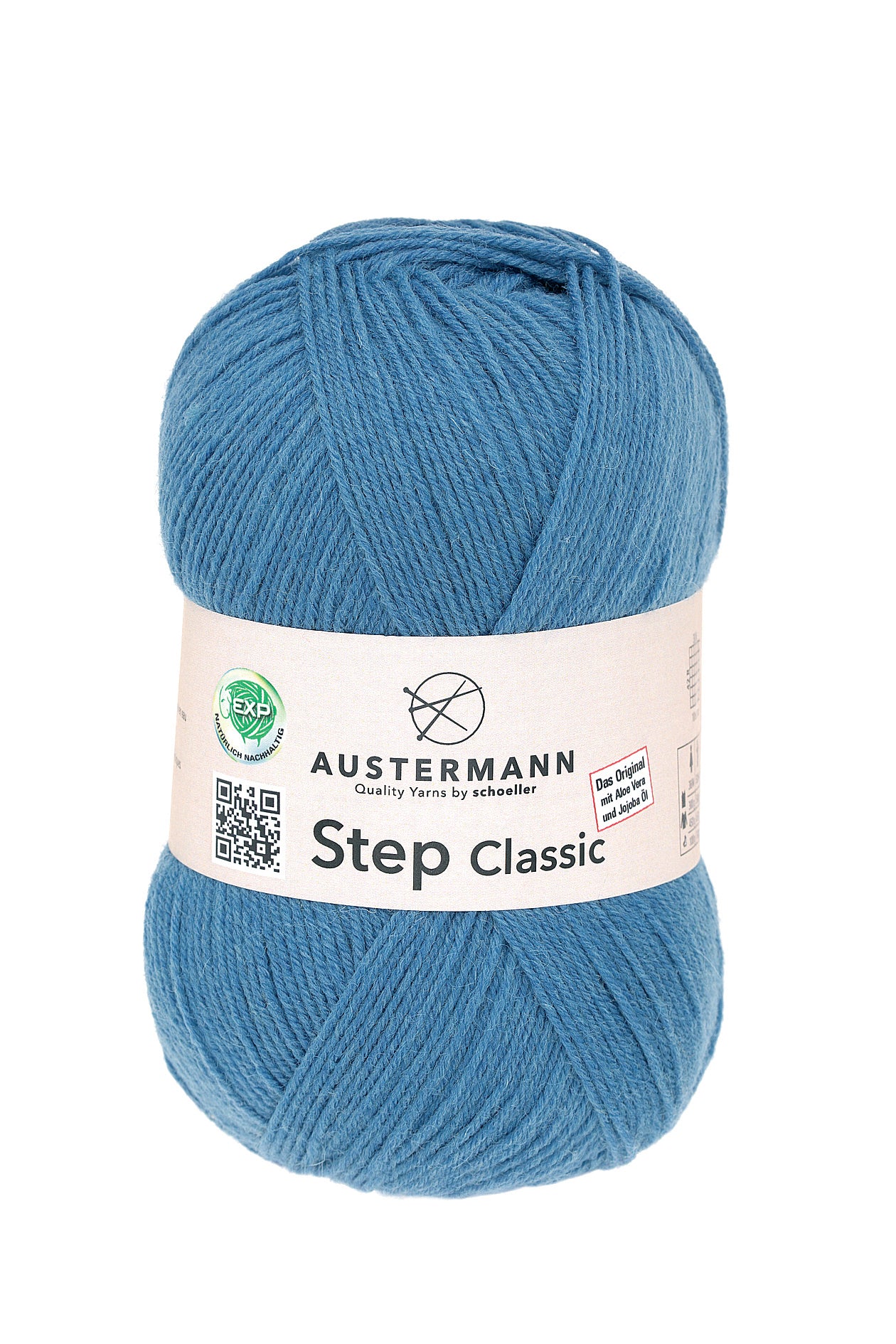 Step 4 Classic / Knäuel 100g/420m LL / 75% Schurwolle/ 25% Polyamid/ Sockenwolle trocknergeeignet / mit Aloe Vera und Jojoba Öl