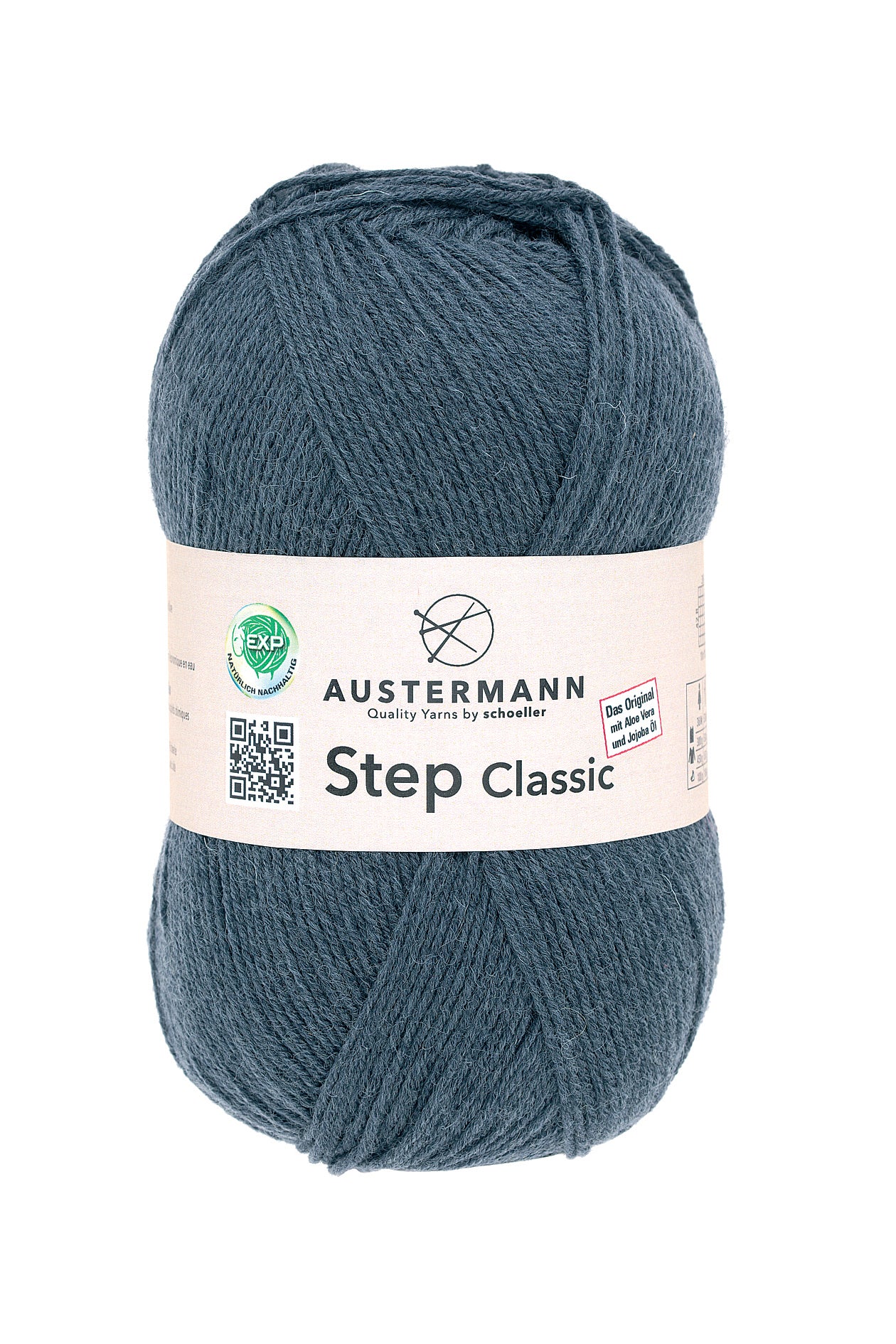 Step 4 Classic / Knäuel 100g/420m LL / 75% Schurwolle/ 25% Polyamid/ Sockenwolle trocknergeeignet / mit Aloe Vera und Jojoba Öl