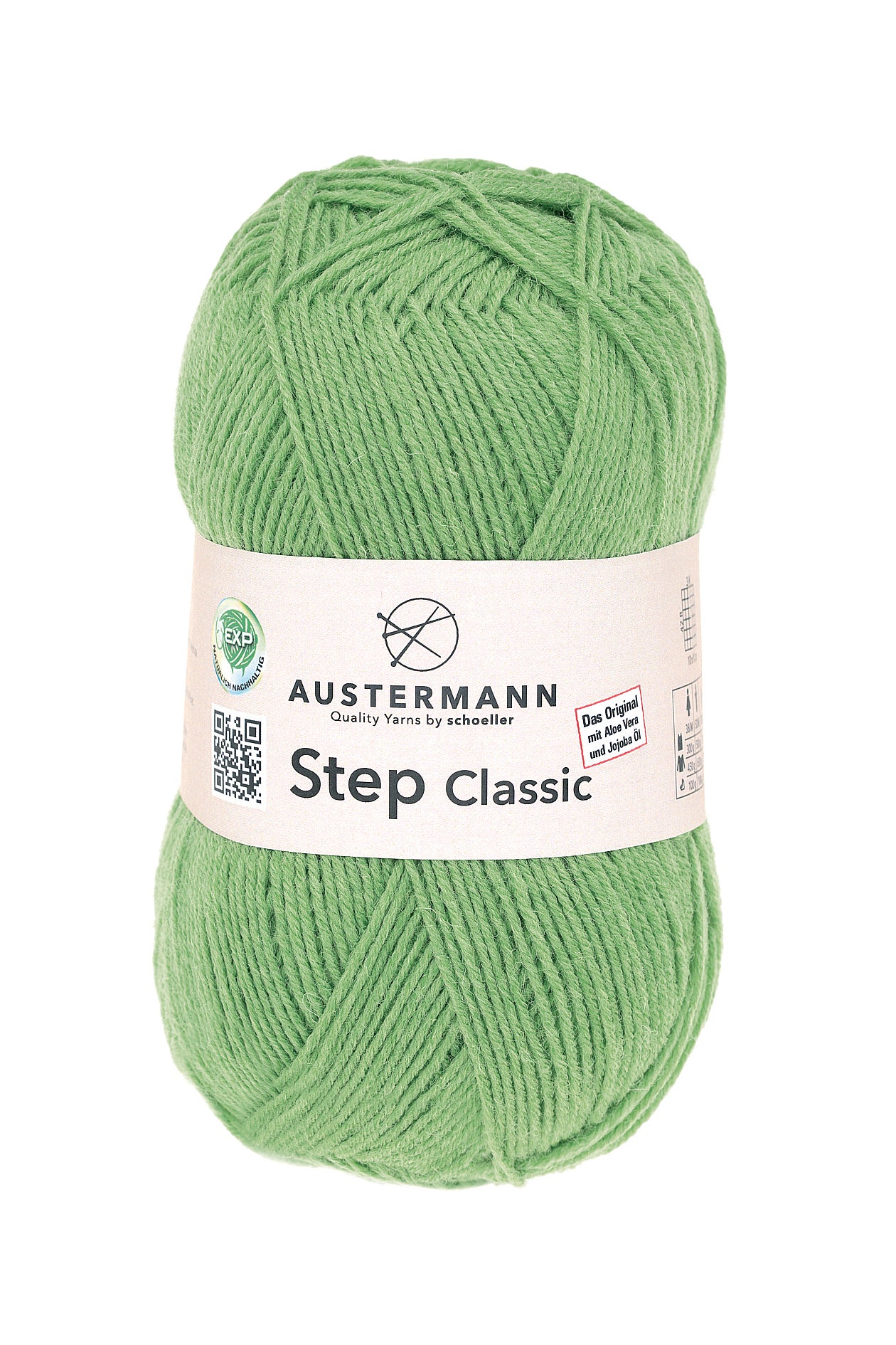 Step 4 Classic / Knäuel 100g/420m LL / 75% Schurwolle/ 25% Polyamid/ Sockenwolle trocknergeeignet / mit Aloe Vera und Jojoba Öl