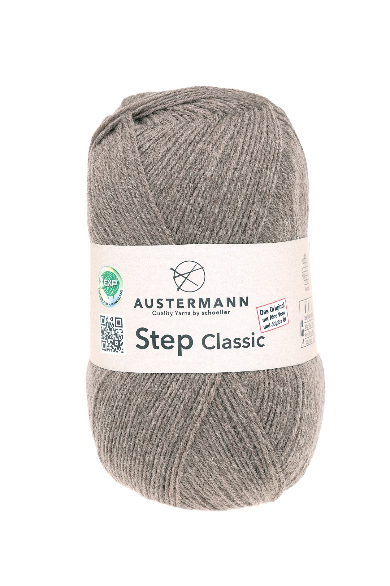 Step 4 Classic / Knäuel 100g/420m LL / 75% Schurwolle/ 25% Polyamid/ Sockenwolle trocknergeeignet / mit Aloe Vera und Jojoba Öl