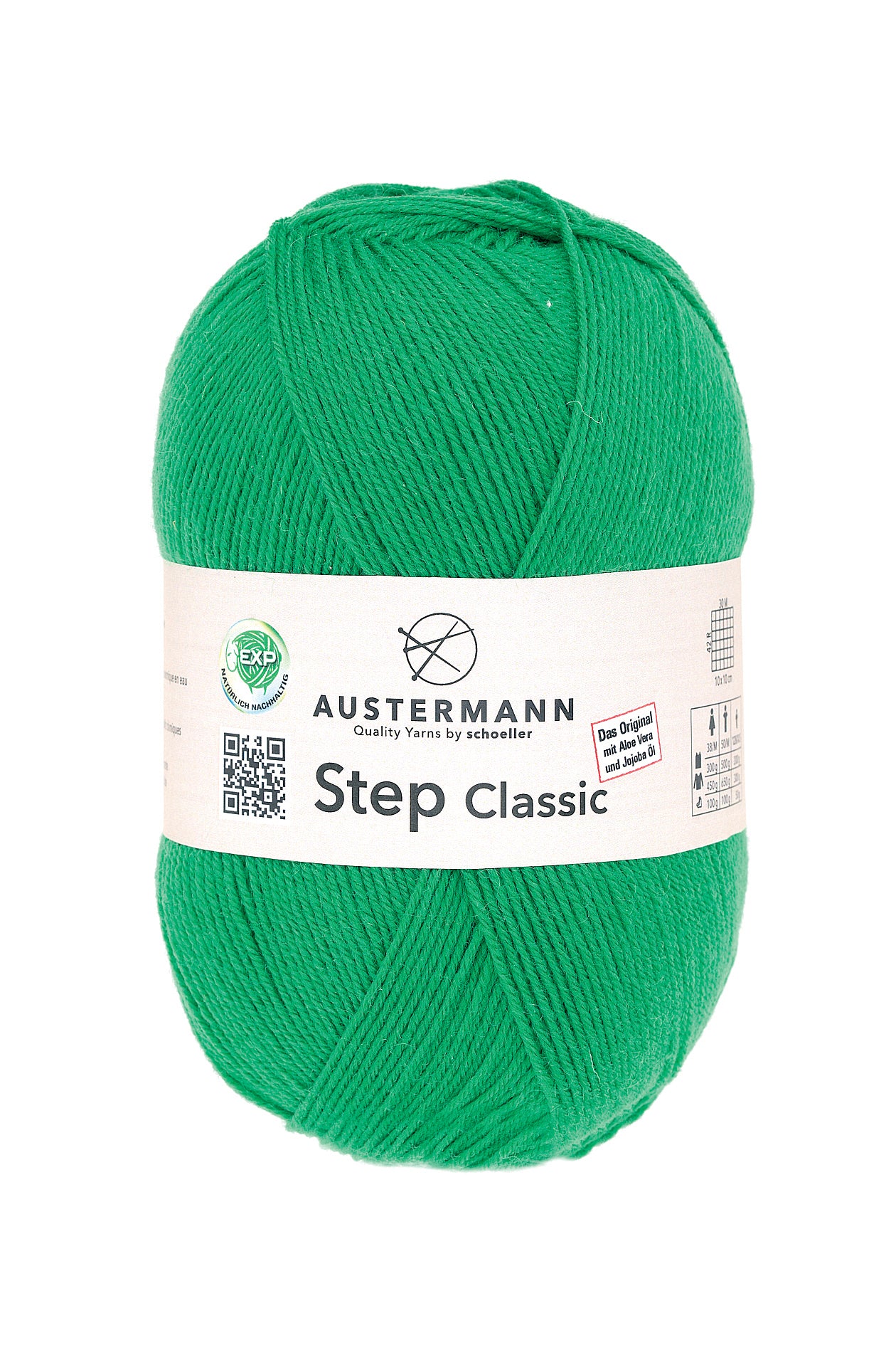 Step 4 Classic / Knäuel 100g/420m LL / 75% Schurwolle/ 25% Polyamid/ Sockenwolle trocknergeeignet / mit Aloe Vera und Jojoba Öl