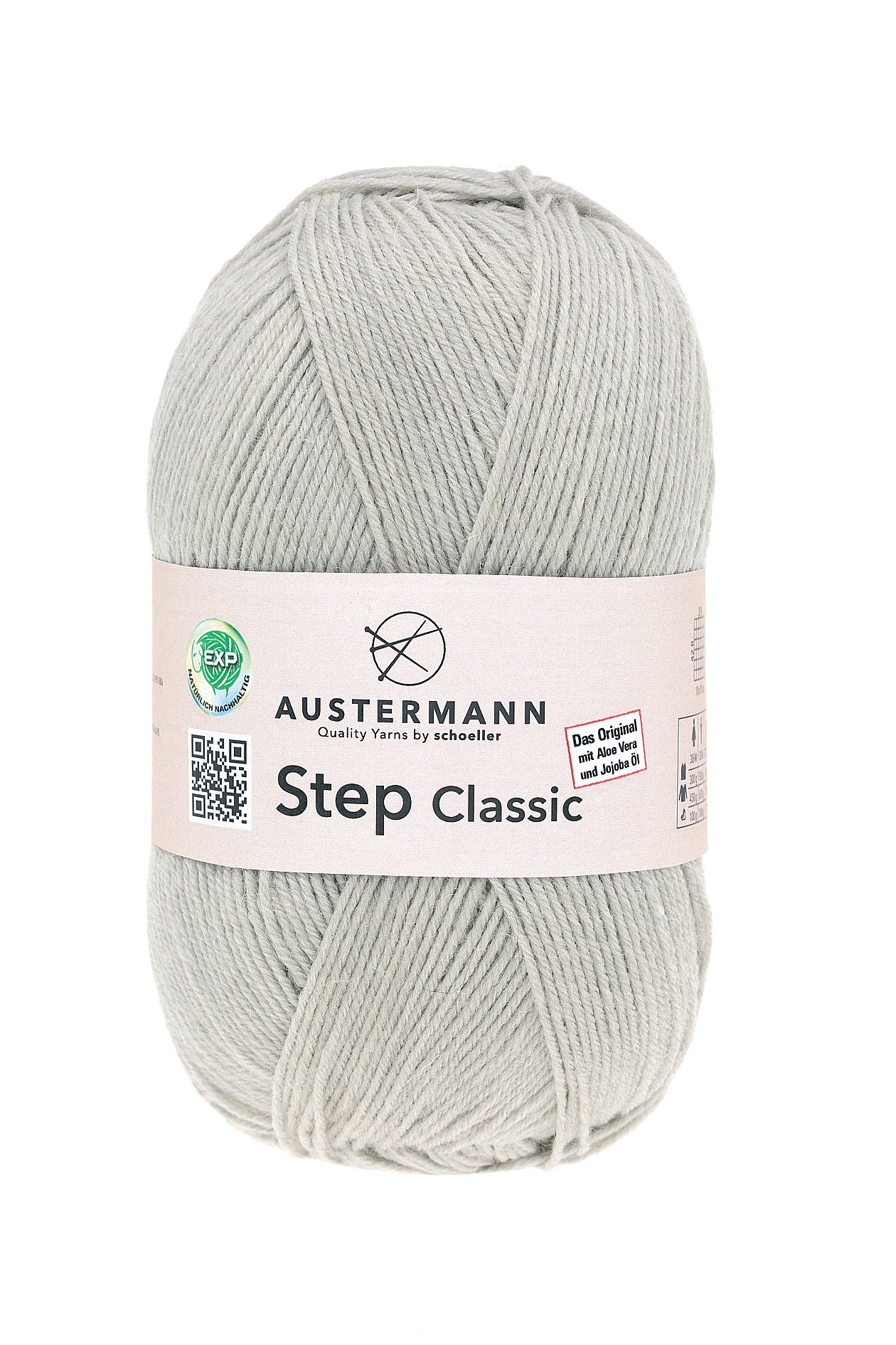 Step 4 Classic / Knäuel 100g/420m LL / 75% Schurwolle/ 25% Polyamid/ Sockenwolle trocknergeeignet / mit Aloe Vera und Jojoba Öl