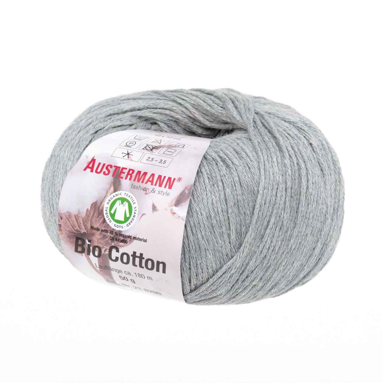 Bio Cotton / Knäuel 50g/180m LL / 100% Baumwolle (GOTS)