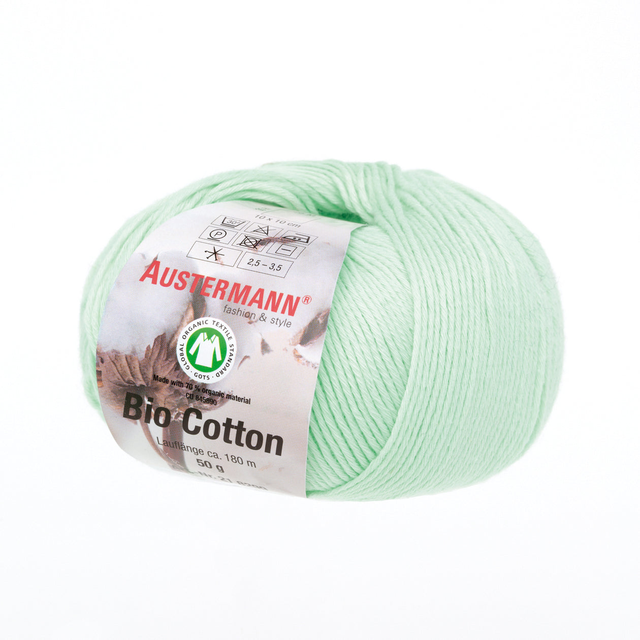 Bio Cotton / Knäuel 50g/180m LL / 100% Baumwolle (GOTS)