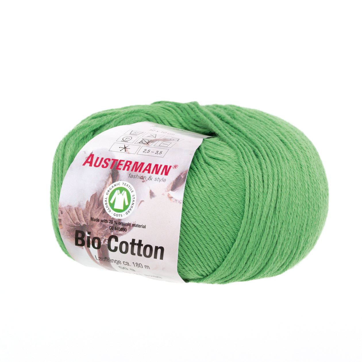 Bio Cotton / Knäuel 50g/180m LL / 100% Baumwolle (GOTS)