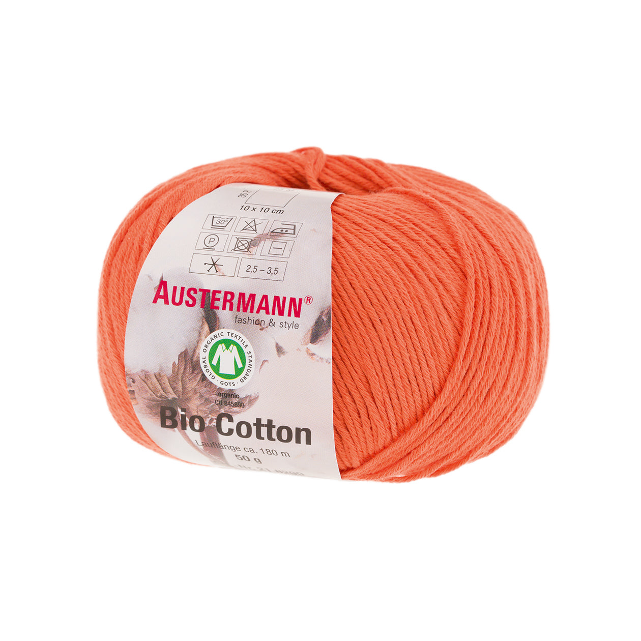 Bio Cotton / Knäuel 50g/180m LL / 100% Baumwolle (GOTS)