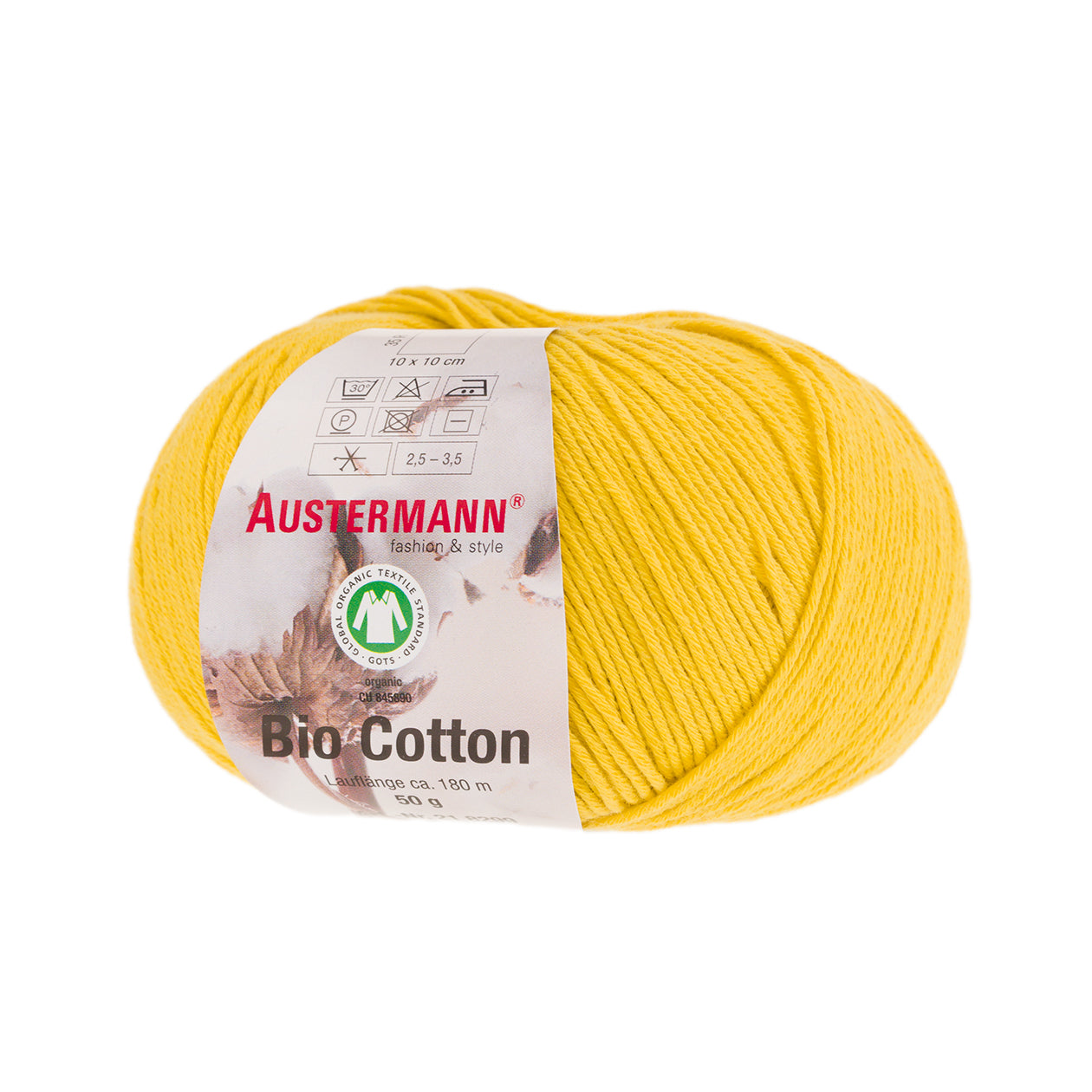 Bio Cotton / Knäuel 50g/180m LL / 100% Baumwolle (GOTS)