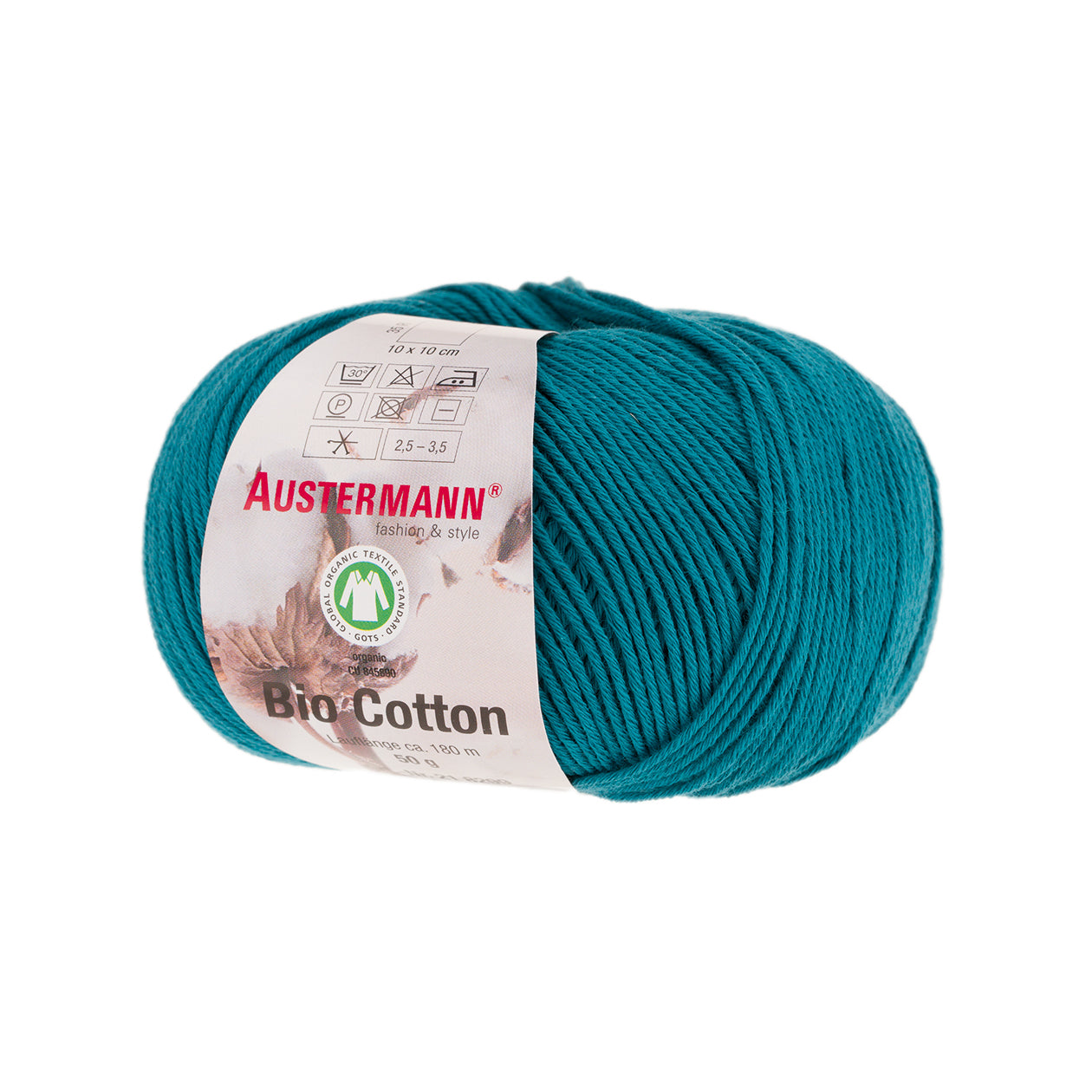 Bio Cotton / Knäuel 50g/180m LL / 100% Baumwolle (GOTS)