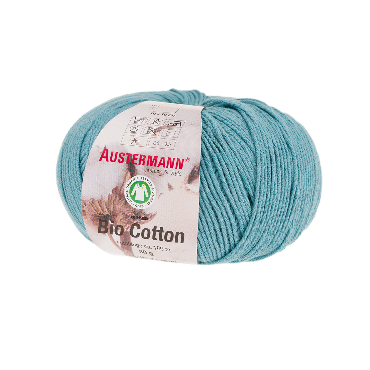 Bio Cotton / Knäuel 50g/180m LL / 100% Baumwolle (GOTS)