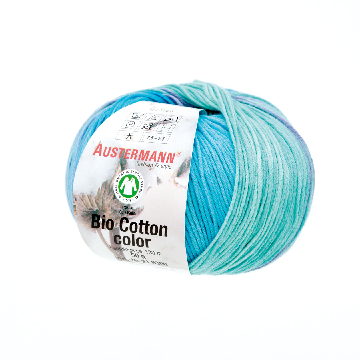 Bio Cotton Color / Knäuel 50g/180m LL / 100% Baumwolle (GOTS)