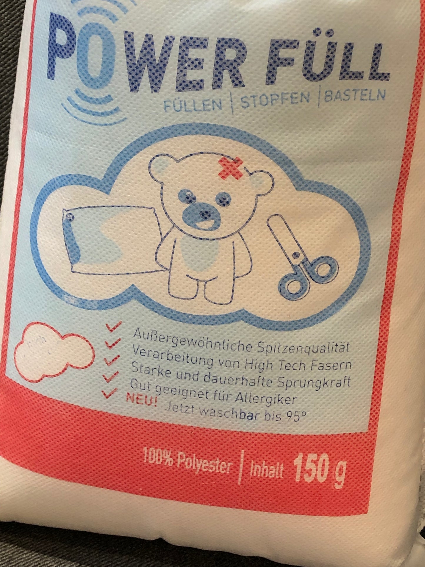 Powerfüll Füllwatte 150g Beutel