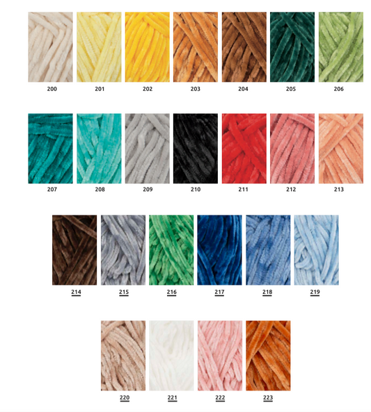 Velvet Mini / 50g/75m LL / 100% Polyester
