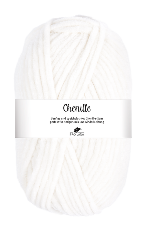 Chenille / Knäuel 100g/110m LL / 100% Polyacryl