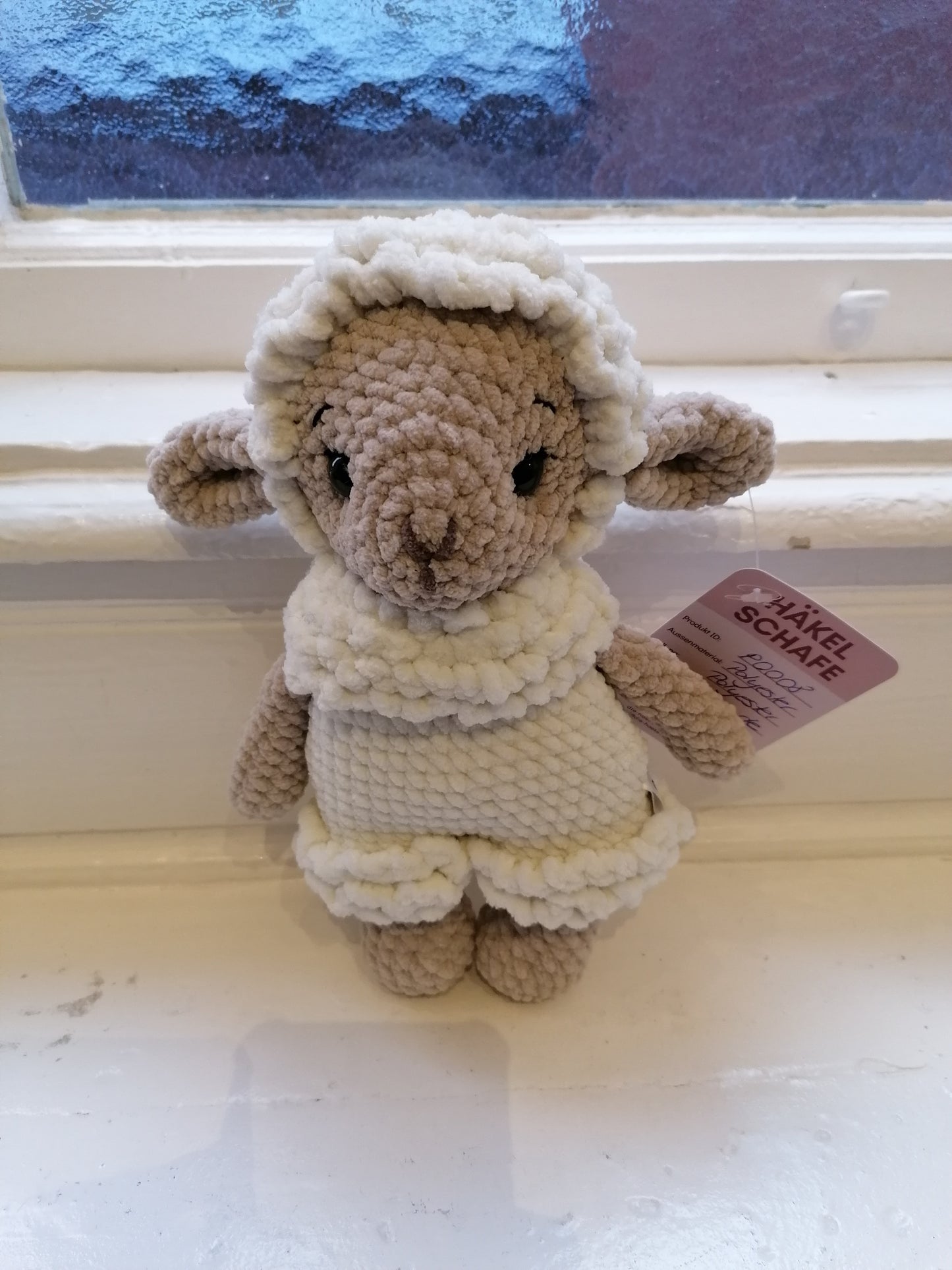 Schaf Curly aus Chenille