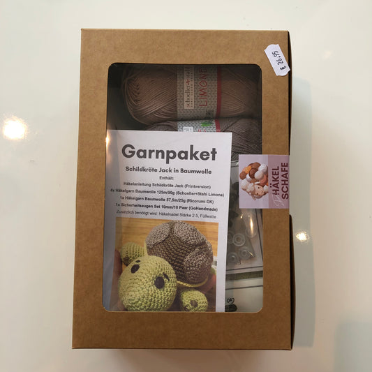 Garnpaket Schildkröte Jack in Baumwolle