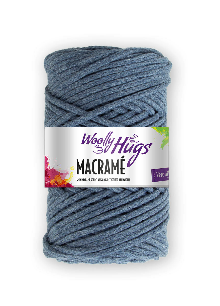 Macramé 4mm / 200g/60m LL / 80% Baumwolle, 20% Polyester
