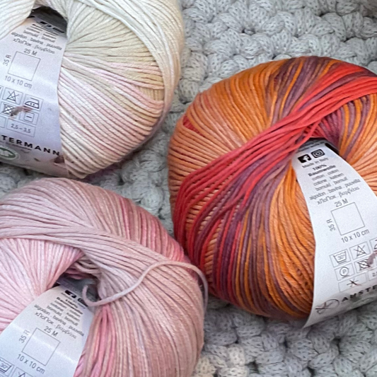 Bio Cotton Color / Knäuel 50g/180m LL / 100% Baumwolle (GOTS)