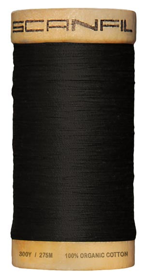 Scanfil Organic Baumwolle Nähgarn NE 30/2, 274 Meter Länge, GOTS