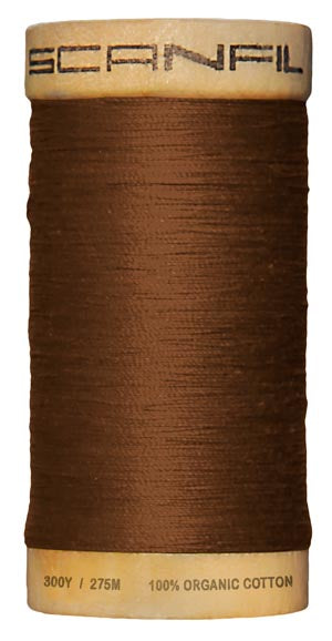 Scanfil Organic Baumwolle Nähgarn NE 30/2, 274 Meter Länge, GOTS