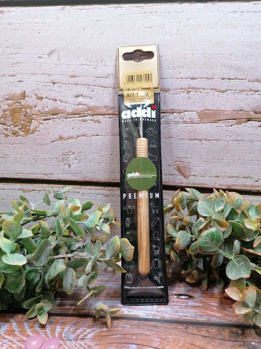 addiNature Olivenholz Häkelnadel 577-7 verschiedene Größen