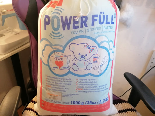 Powerfüll Füllwatte 1kg Beutel