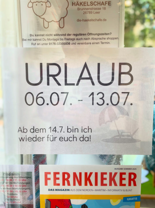 Sommerurlaub vom 6.7. - 13.7.2025