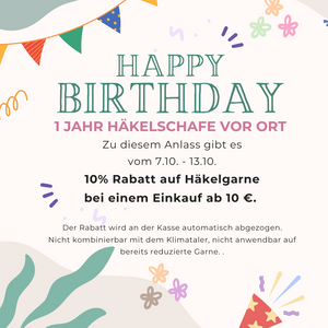 Happy Birthday Häkelschafe!