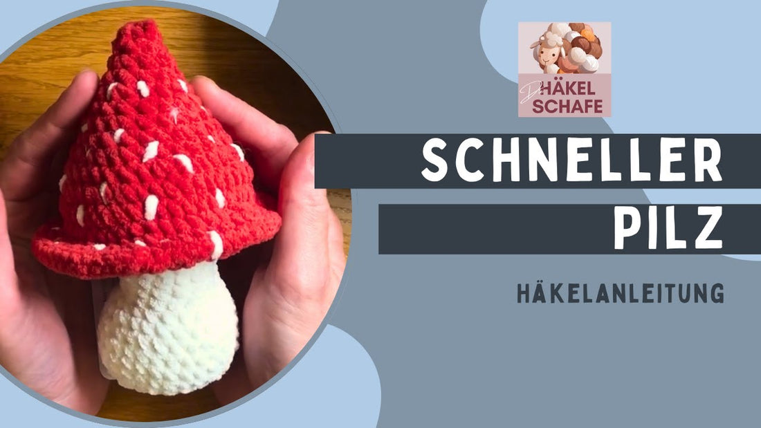 Schneller Pilz - Kostenlose Häkelanleitung