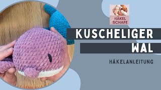 Kuscheligen Wal häkeln - ohne Nähen