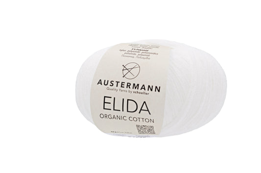 Elida / Knäuel 50g/330m LL / 95% Baumwolle, 5% Polyamid
