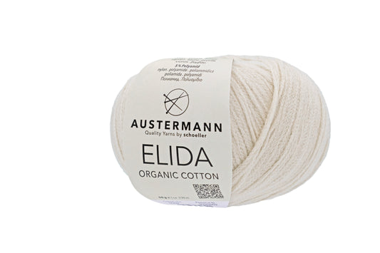 Elida / Knäuel 50g/330m LL / 95% Baumwolle, 5% Polyamid