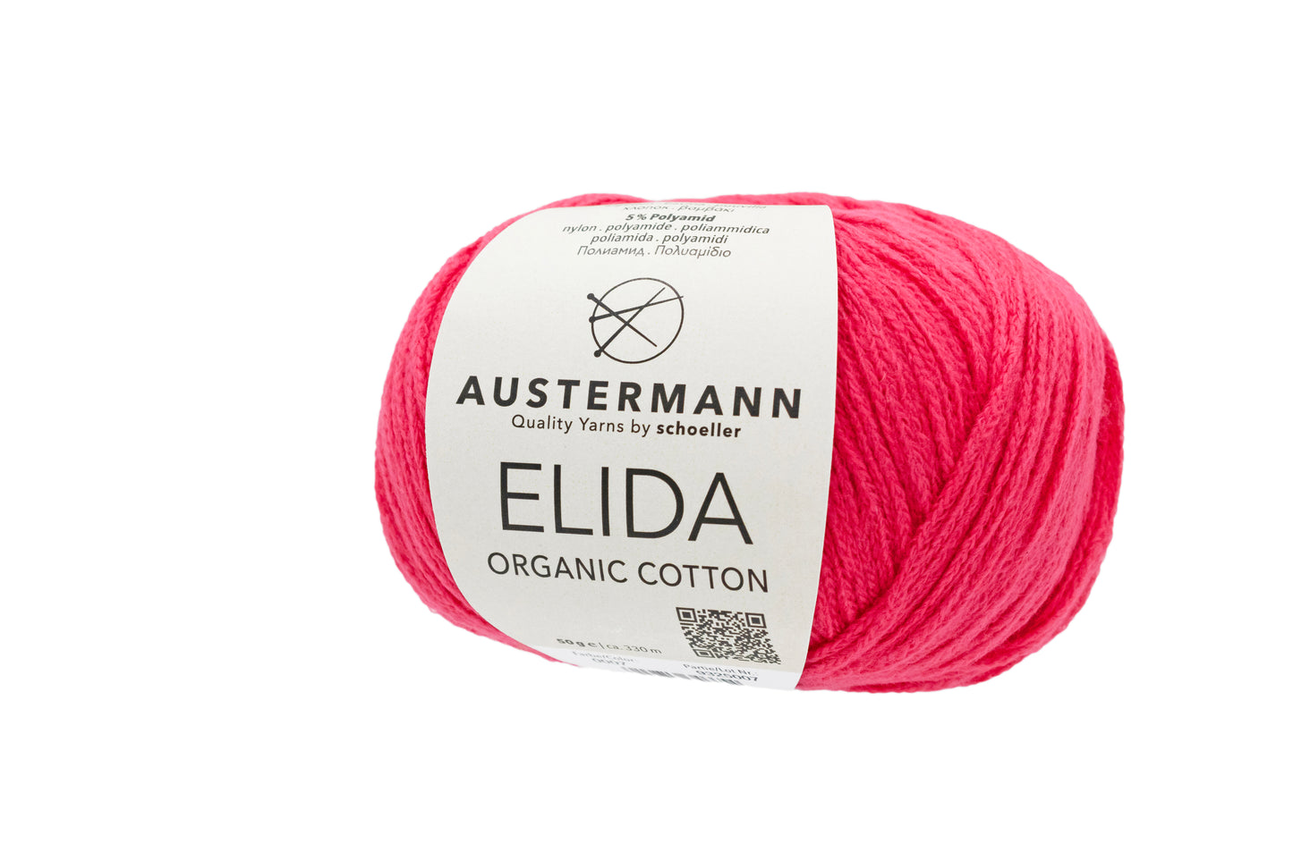 Elida / Knäuel 50g/330m LL / 95% Baumwolle, 5% Polyamid