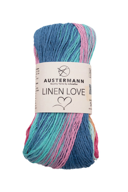 Linen Love / 50g/155m LL /  89% Leinen, 10% Baumwolle, 1% Polyamid