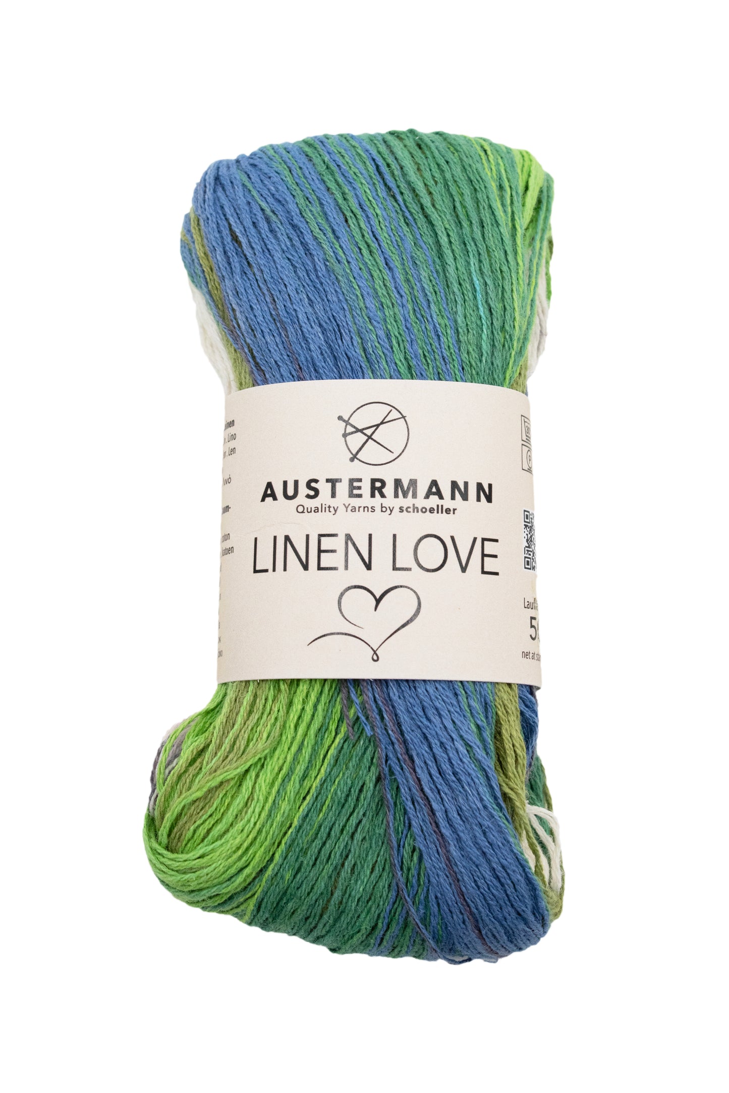 Linen Love / 50g/155m LL /  89% Leinen, 10% Baumwolle, 1% Polyamid