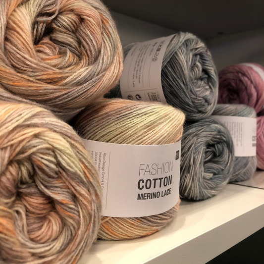 Fashion Cotton Merino Lace / Knäuel 50g/290m LL /80% Baumwolle/20% Wolle