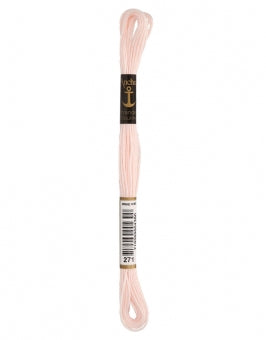 Sticktwist / Strang 8m 6fädig 100% mercerisierte Baumwolle