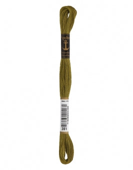 Sticktwist / Strang 8m 6fädig 100% mercerisierte Baumwolle