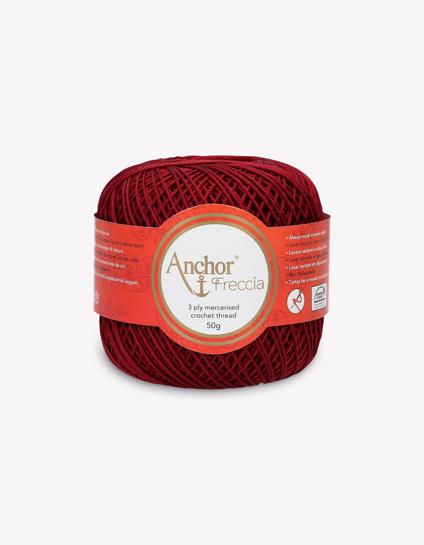 Freccia Stärke 6 / Knäuel 50g/175m / 100% ägyptische Baumwolle